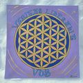 Sacred geometry flower of life " The truth will set you free" original acrylic painting