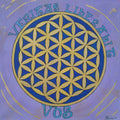 Sacred geometry flower of life " Veritas liberabit Vos" Print