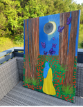 Original oil panting "From darkness to light"